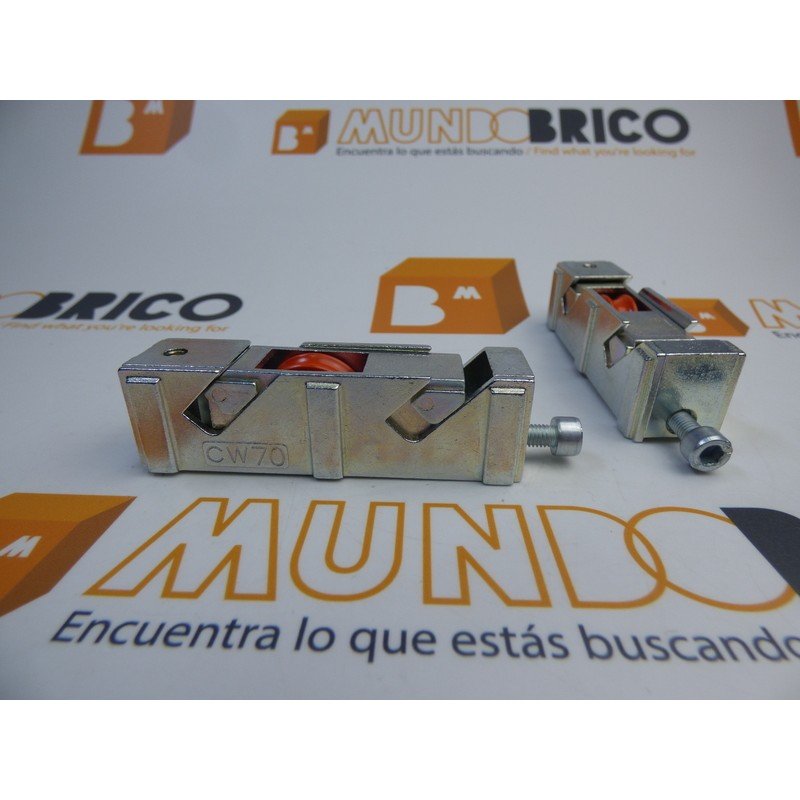 Ruedas Met Lica Para Ventanas Y Puertas Correderas Cw De Aluminio