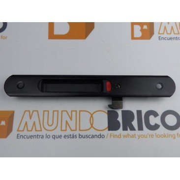 Cierre embutido 3020 (muelle) IZQUIERDO Negro serie normal