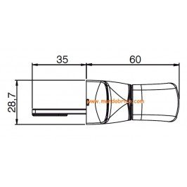 Cremona practicable UNICA 1164 GIESSE Blanco