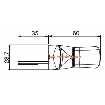 Cremona practicable UNICA 1164 GIESSE Blanco