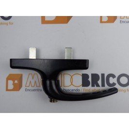 Cremona practicable con LLAVE 870.754 NEGRA de SAVIO-FINESTRA