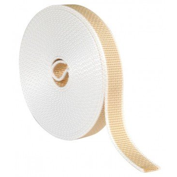 Cinta de Persiana de 22mm 6 Mts BEIGE/BLANCO