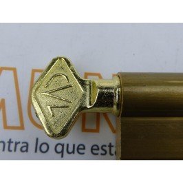 Cilindro CVL 5982 POMO 25x35 LATON leva larga
