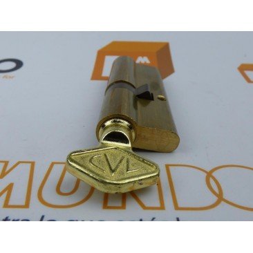 Cilindro CVL 5982 POMO 25x35 LATON leva larga