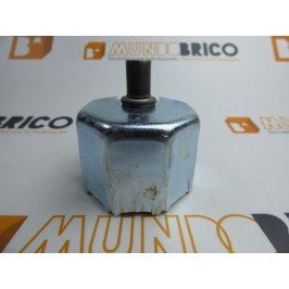 Contera metálica de persiana tubo 57 mm.