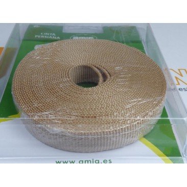 Cinta de Persiana de 18mm 6 Mts MARFIL