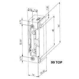 PORTERO DORCAS CORTO 99-1AbF/YSX TOP DOBLE INOX