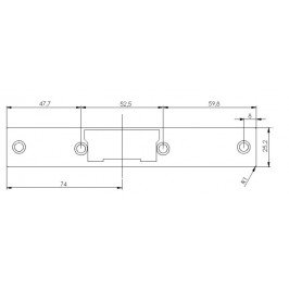 Portero DORCAS Corto 99-1-AbDF-YSX TOP INOX