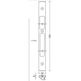 Cerradero 203 Normal Inox