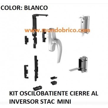 KIT Oscilobatiente STAC 1 hoja BLANCO MINI