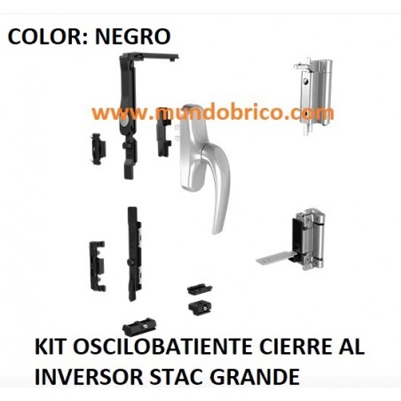 KIT Oscilobatiente STAC 1 hoja NEGRO GRANDE