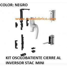 KIT Oscilobatiente STAC 1 hoja NEGRO MINI