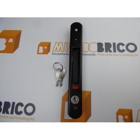 Cierre PERIMETRAL con LLAVE DERECHO Negro SA