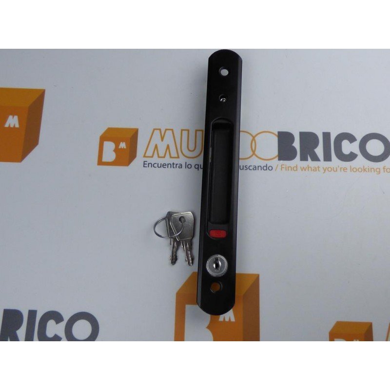 Cierre PERIMETRAL con LLAVE IZQUIERDO Negro SA