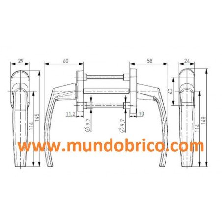 Manilla + Manilla PVC Blanco