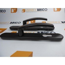 Manilla + Manilla PUERTA PVC Marrón Con bocallave