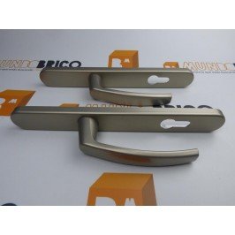 Manilla + Manilla PUERTA PVC Inox Con bocallave