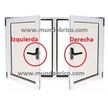 Cremona oscilobatiente ASIA 1084 GIESSE Negro