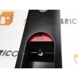 Cierre embutido con llave F-91C Negro BAM