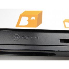 Cierre embutido con llave F-91C Negro BAM