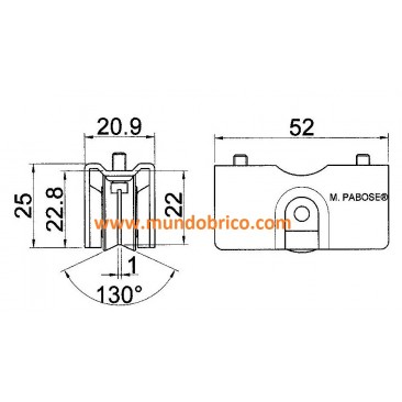 Rueda serie Co75 agujas T-27/9A PABOSE