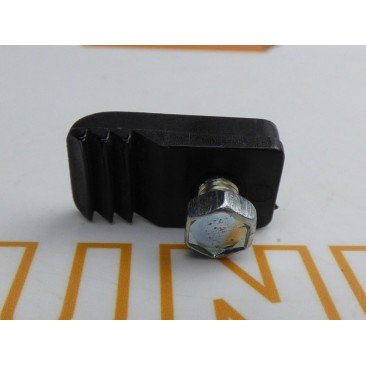 Uña de cierre de corredera plástico NEGRO