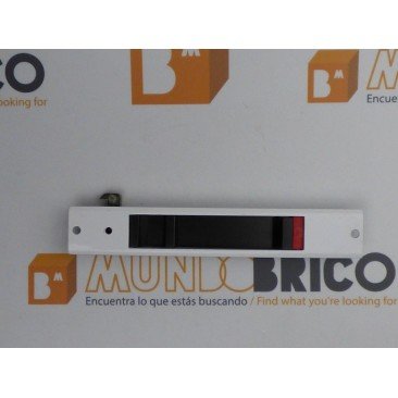 Cierre embutido 217 (muelle) DERECHO Blanco serie normal