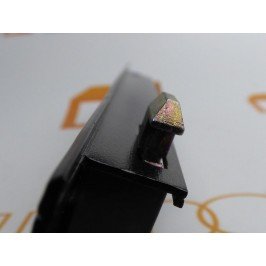 Cierre embutido 217 (muelle) IZQUIERDO Negro serie normal