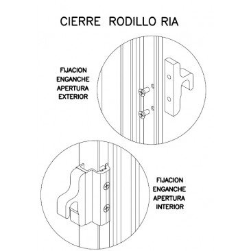 Cierre de presión RIA 203 IZQUIERDO BLANCO San Antonio