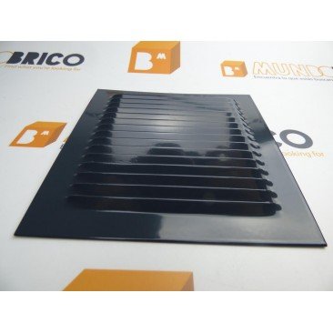 Rejilla de ventilación 15x15 RAL 7016 GRIS OSCURO CHAPA DE ALUMINIO