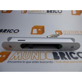 Cierre BAM embutido con llave F-91C Blanco DOBLE