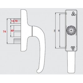 Cremona practicable P-125 JULCAR Blanco