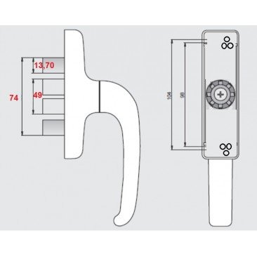 Cremona practicable P-125 JULCAR Blanco