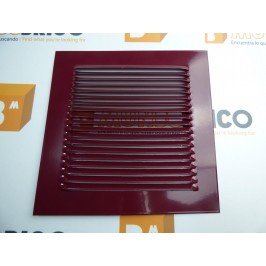 Rejilla de ventilación 20x20 RAL 3005 BURDEOS