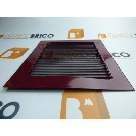 Rejilla de ventilación 20x20 RAL 3005 BURDEOS