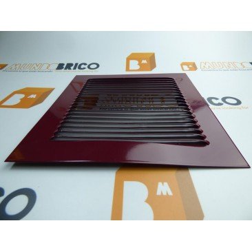 Rejilla de ventilación 20x20 RAL 3005 BURDEOS