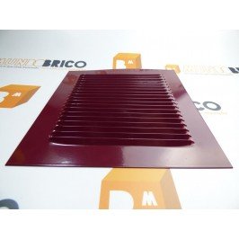 Rejilla de ventilación 20x20 RAL 3005 BURDEOS