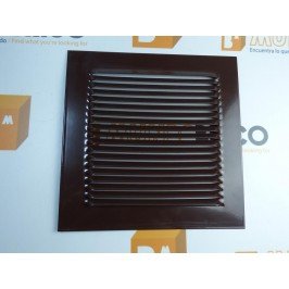 Rejilla de ventilación 20x20 RAL 8017 MARRÓN