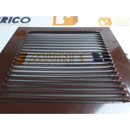 Rejilla de ventilación 20x20 RAL 8017 MARRÓN