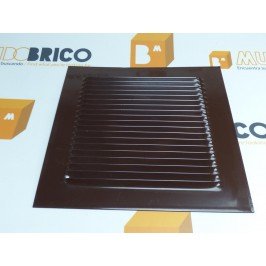 Rejilla de ventilación 20x20 RAL 8017 MARRÓN