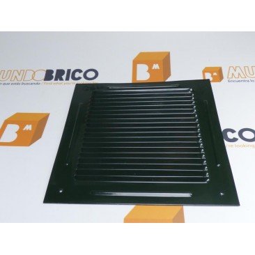 Rejilla de ventilación 20x20 RAL 6009 VERDE