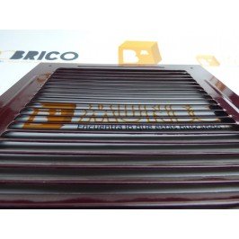 Rejilla de ventilación 20x20 RAL 3007 BURDEOS