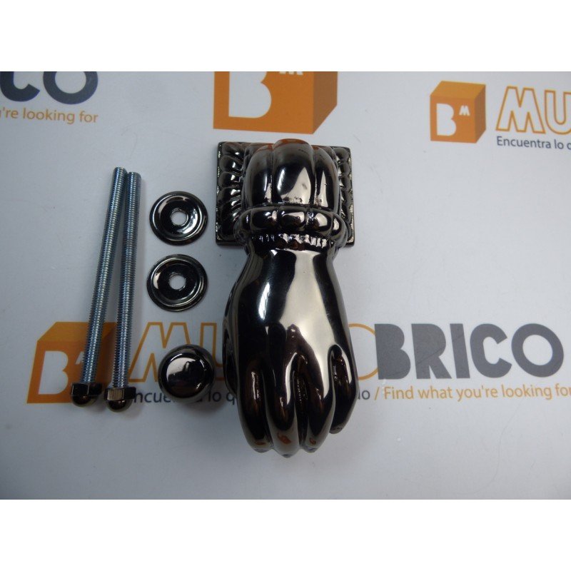 Llamador o aldaba MANO 1093 NÍQUEL NEGRO Llamador o aldaba MANO 1093 NÍQUEL NEGRO