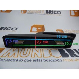 Cremona practicable JS Negro con raya o hendidura en el mango