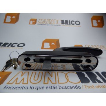 Cremona ALPHA LLAVE oscilobatiente NEGRO