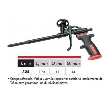 Pistola de poliuretano Dogher Teflón