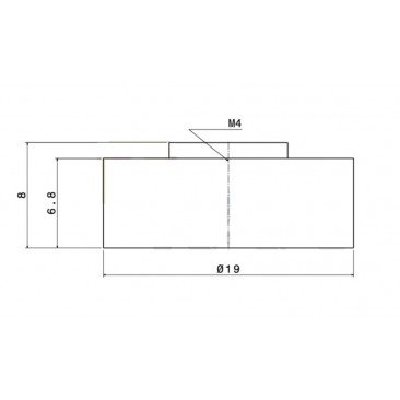M020 Rodamiento pista lisa 19mm bolas