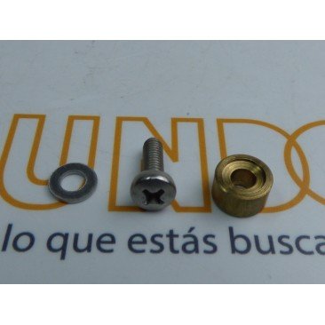 Casquillo 6mm. con tornillo y arandela M034