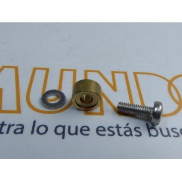 Casquillo 6mm. con tornillo y arandela M034