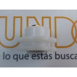 Rodamiento mampara polea cuello corto 24mm. NYLON M040